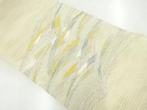 アンティーク　絽綴れ抽象模様織出し袋帯（材料）